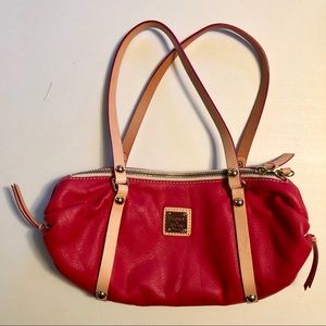 Dooney & Bourke red leather handbag